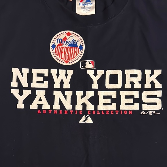 Majestic New York Yankees Dark Blue Tee - Picture 2 of 10